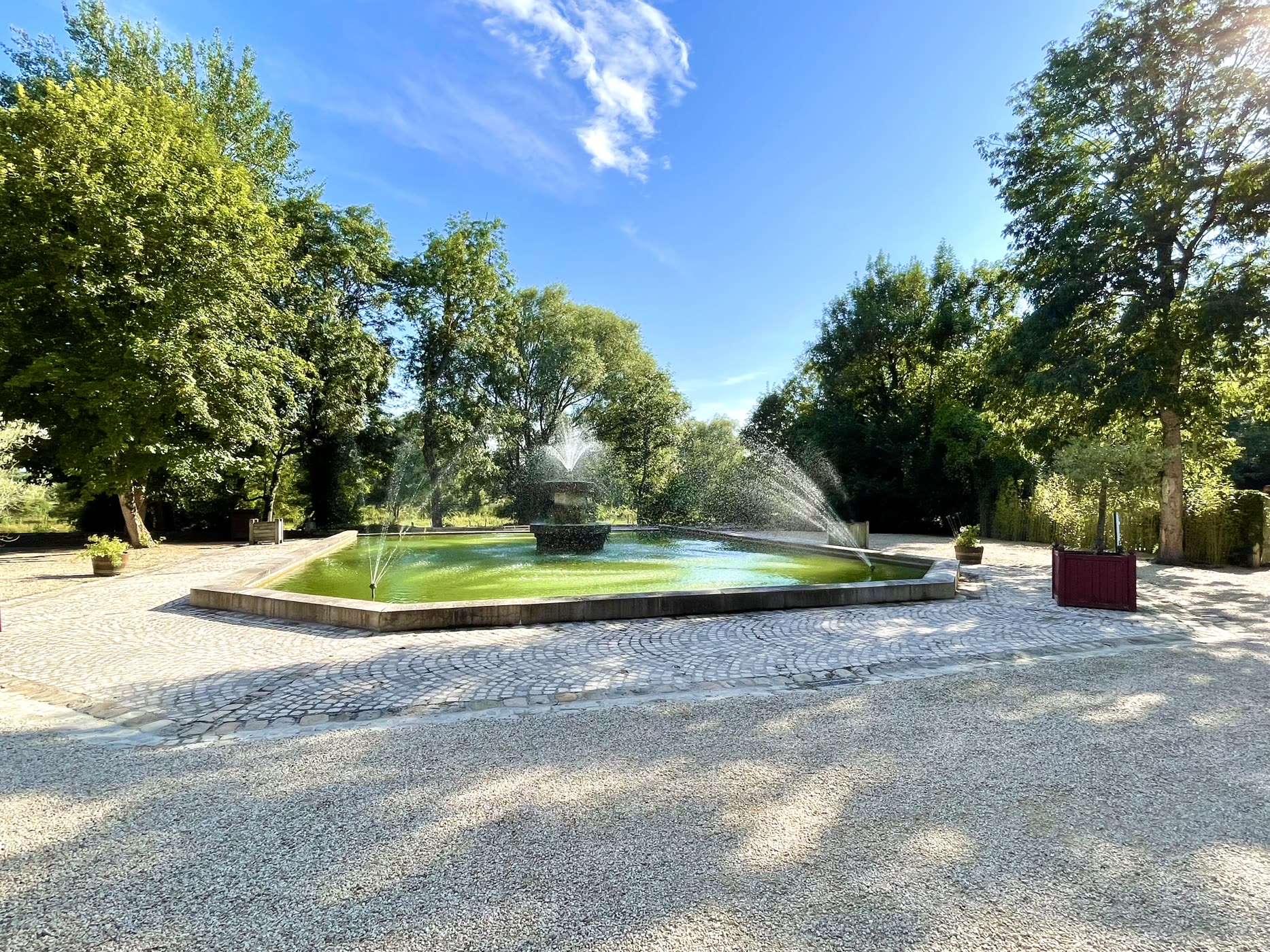 La fontaine de l'abbaye